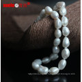 Wholesale White Big Baroque Cultured Pearl Necklaces (E130128)